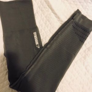 Gymshark leggings, dark grey, medium